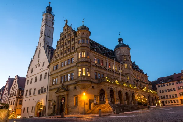 Rothenburg - ciudad medieval en Alemania — Foto de Stock