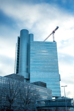 Münih, Almanya - kopya alanı modern binalar