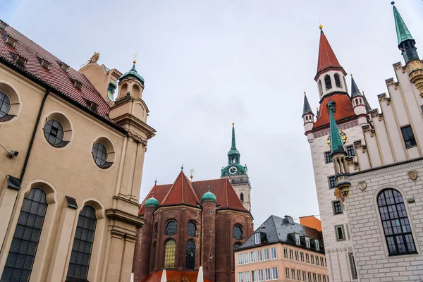 Vista de Munchen desde la torre de la iglesia San Pedro —  Fotos de Stock