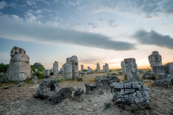 Pobiti kamani - phänomen felsformationen in bulgarien in der nähe von varna — Stockfoto