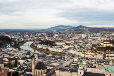 Salzburg Hohensalzburg dan görünüm