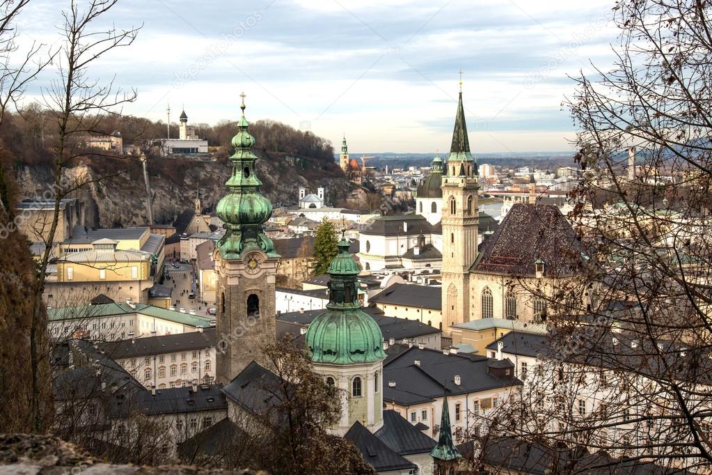 view of Salzburg from the Hohensalzburg