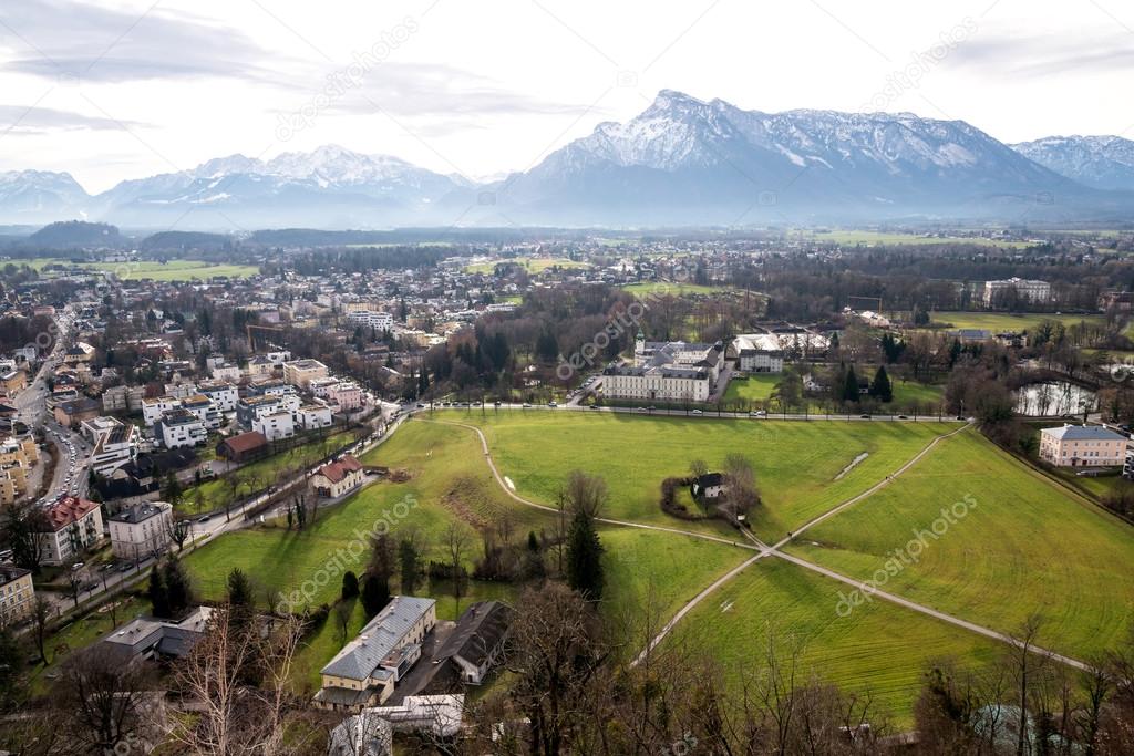 view of Salzburg from the Hohensalzburg