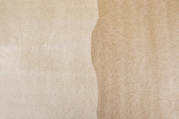 Bílé Plastové Pěnové Plechy Papírovém Pozadí Detailní Záběr Trhaných Polyetylenových — Stock fotografie