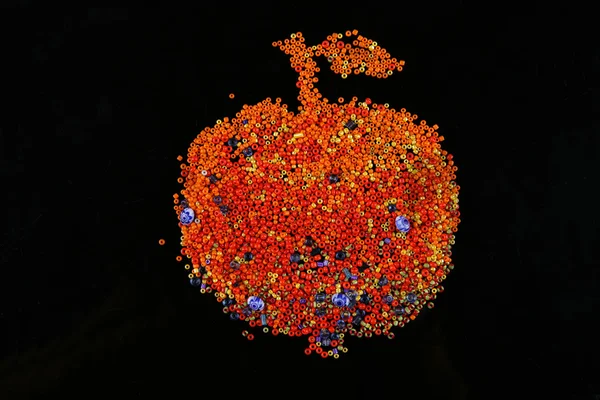 Abstracto mosaico de manzana de cuentas —  Fotos de Stock