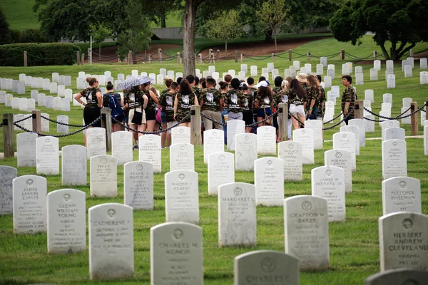 Arlington National Cemetery graven — Stockfoto