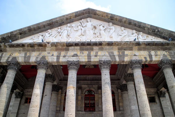 Teatro Degollado. Guadalajara, Jalisco. — Stock Photo, Image