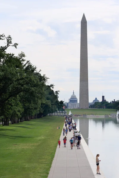 Washingtonův Monument v Dc. — Stock fotografie