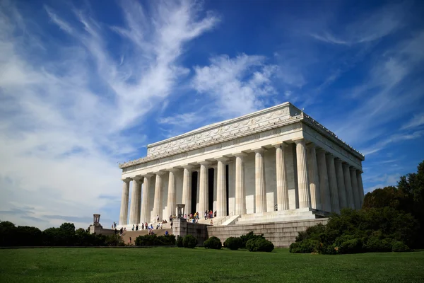 Památník Abrahama Lincolna ve Washingtonu DC — Stock fotografie