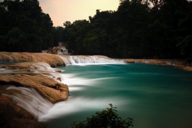 Agua Azul Waterfalls clipart