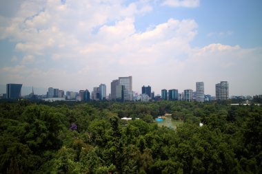 Mexico City'deki manzarası