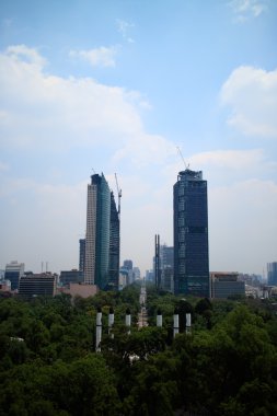 Mexico City'deki manzarası