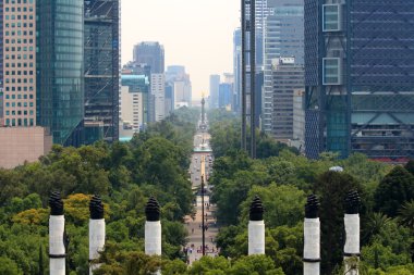 Mexico City'deki manzarası