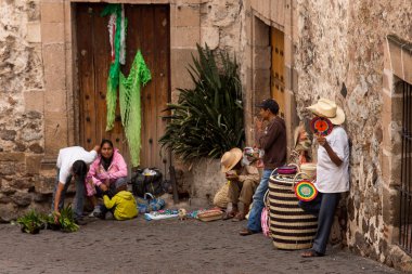 Taxco'da sokak satıcıları