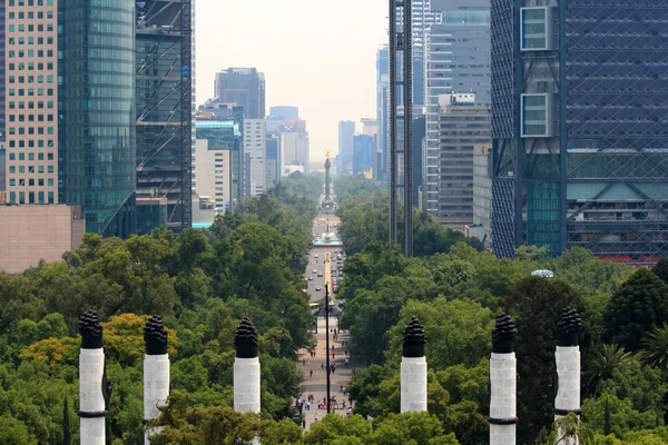 Skyline na cidade do México Imagens De Bancos De Imagens