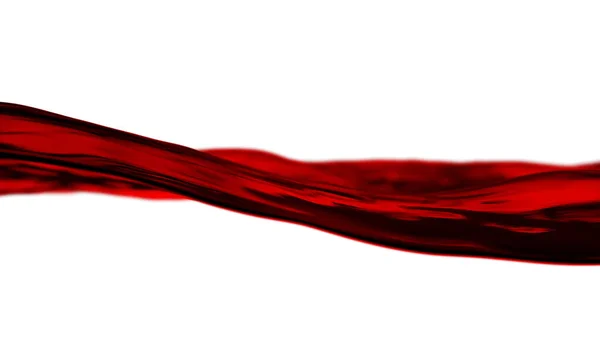 Bela Superfície Vinho Água Abstrato Fundo Isolado Branco Com Animação — Fotografia de Stock
