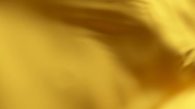 Altın ipek dalga kumaş yüzeyi. Soyut yumuşak arkaplan. 3d illüstrasyon