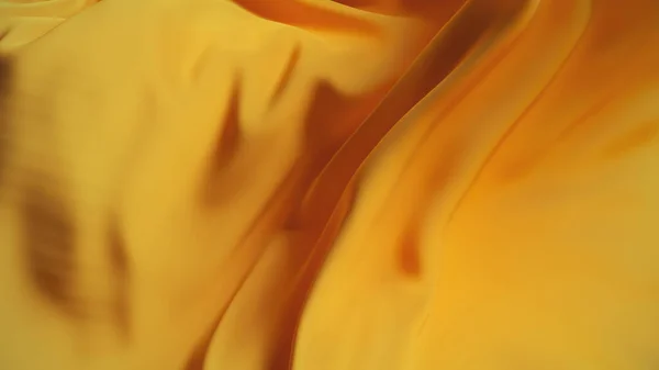 Superfície Tecido Onda Seda Dourada Fundo Macio Abstrato Ilustração — Fotografia de Stock