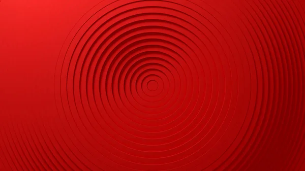 Padrão Círculos Abstratos Com Efeito Offset Cor Vermelha Lisa Animação — Fotografia de Stock