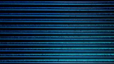 Hava kabarcıklı mavi parlayan tüpler. 3d canlandırma