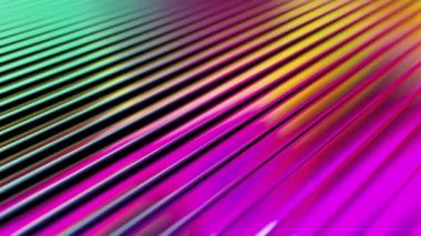 Üç boyutlu dalgalı yüzey. Neon dalgalı, soyut dalga arkaplanı. Sıvı renk deseni, hareket eden şekiller. 4K döngülü video canlandırması.