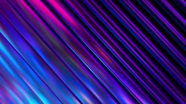 3d wellige Oberfläche. Abstrakter, wellenförmiger Hintergrund mit Neonwellen. Flüssiges mehrfarbiges Muster, sich bewegende Formen. 4K-Videoanimation in Schleife. — Stockvideo