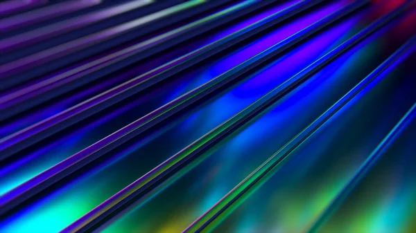 Wavy Surface Abstract Waving Background Neon Ripples Liquid Multicolor Pattern — Stock Photo, Image