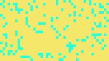Renkli pixelated gradient. Kusursuz döngü canlandırması