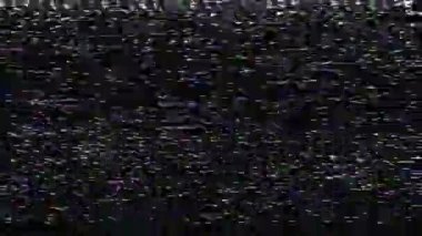 Dinamik TV arızası ses efektleri. Görsel video efektleri, arka plan çizgileri, TV ekran gürültüsü efektleri. Video arkaplan, video düzenleme, giriş ve logo için geçiş efekti ses ile gösterilir.