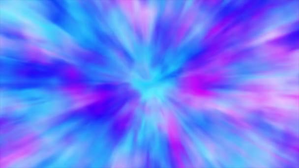 Gradiente de néon de cor. Movendo fundo embaçado abstrato. As cores variam com a posição. Roxo azul ultravioleta rosa. Tie Dye fundo aquarela. animação 3d de loop sem costura — Vídeo de Stock