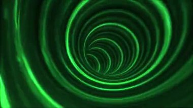 Zamanda ve uzayda bir solucan deliği, bilim kurguda bükülüyor. Renkli yıldızlar arasında hiper uzayda soyut bir sıçrama. Mavi-mor veri tünelinde uçuyor. Kusursuz döngü, 3 boyutlu animasyon