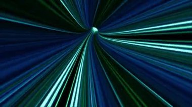 Uzayda soyut enerji tüneli. Uzayda enerji alanı tüneli. Girdap enerjisi akıyor