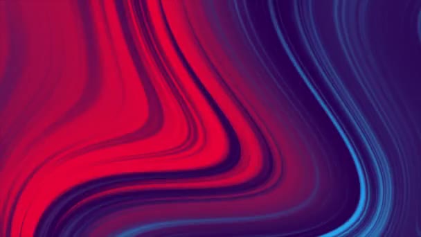 Fond fractal fluide. Les stries d'huile psychédélique et les taches se mélangent sur un fond sombre. Animation 3D d'une boucle transparente