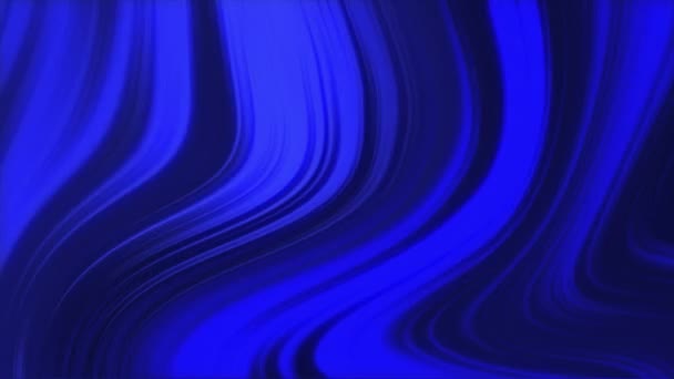 Fluidní fraktální pozadí. Psychedelické olejové pruhy a skvrny splývají s tmavým pozadím. 3D animace bezešvé smyčky — Stock video