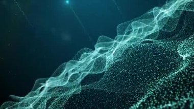 Karanlık Alan Arkaplanındaki Renkli Patlama Parçacıkları. İzole edilmiş Parlak Su Sıçratma Ses Dalgaları. Makro Radial Görsel Efekt Karışık Boya Patlaması. Soyut 3d Sanat