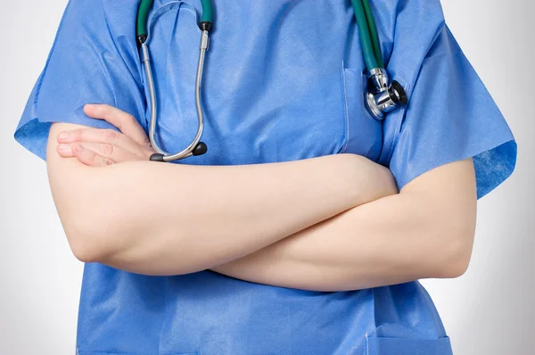 Doctor with crossed arms — Stock Photo, Image