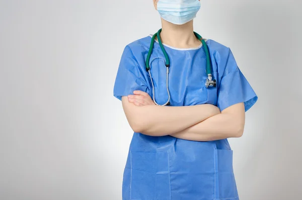 Médico com braços cruzados — Fotografia de Stock