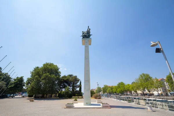 Rijeka Kroatia Czerwca 2021 Spomenik Oslobodjena Czyli Pomnik Wyzwolenia Dzielnicy — Zdjęcie stockowe