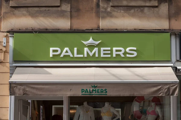 Ljubljana Eslovenia Junio 2021 Logo Palmers Frente Tienda Para Liubliana — Foto de Stock