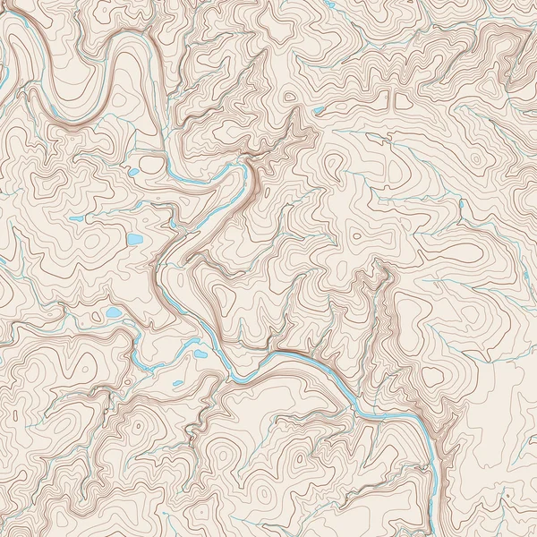 Topografická mapa — Stockový vektor