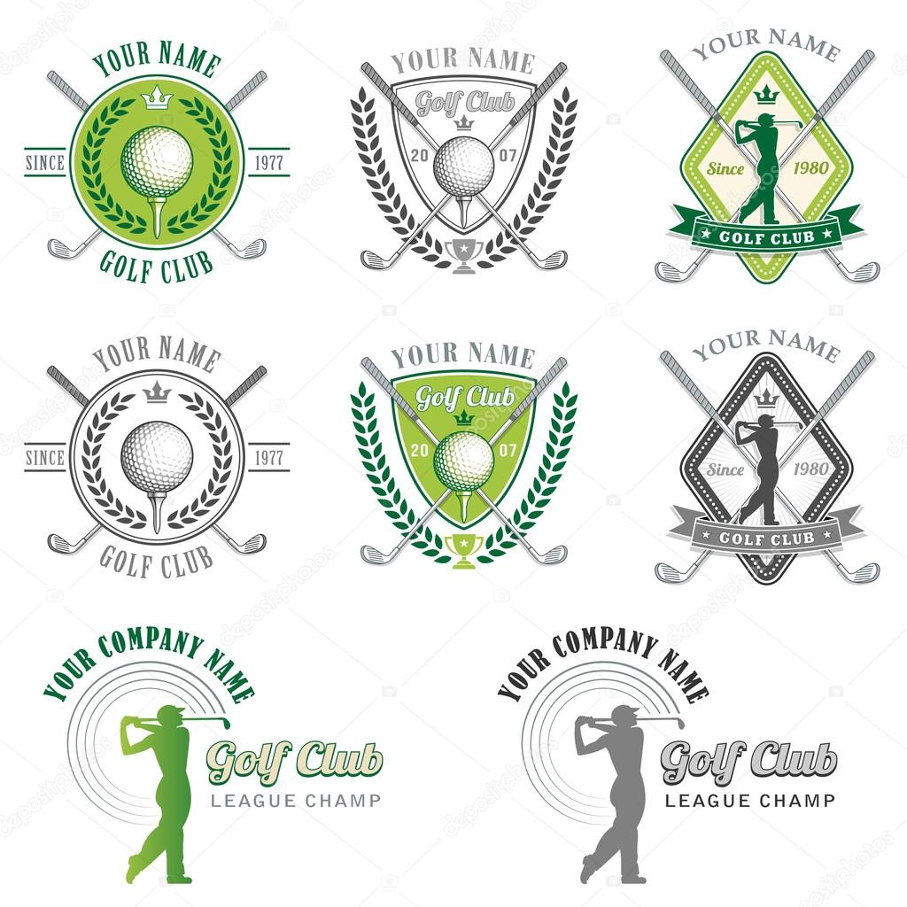 Elegant Golf Club Logos