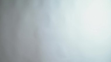 Beyaz kazaklı bir kadının elleri, gri arka planda izole edilmiş lale çiçekleri buketiyle tebrik ediyor. Tebrikler, tarih, Anneler Günü veya Uluslararası Kadınlar Günü konsepti. 4K görüntü