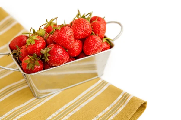 Box full of strawberries — Stock Photo, Image