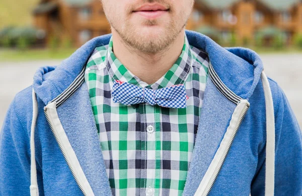 Portret moda bowtie — Zdjęcie stockowe