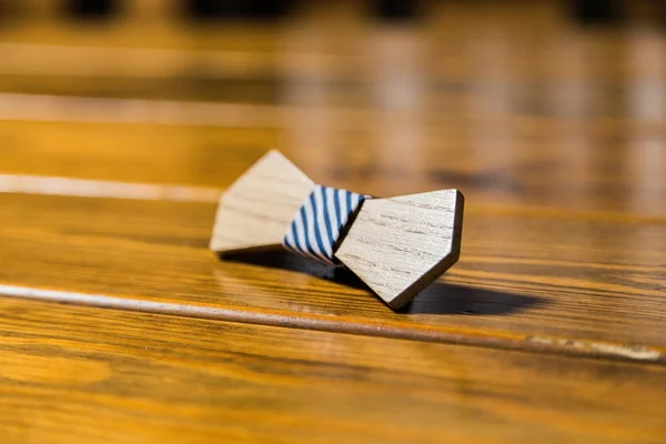 Wooden bowtie — Stock Photo, Image