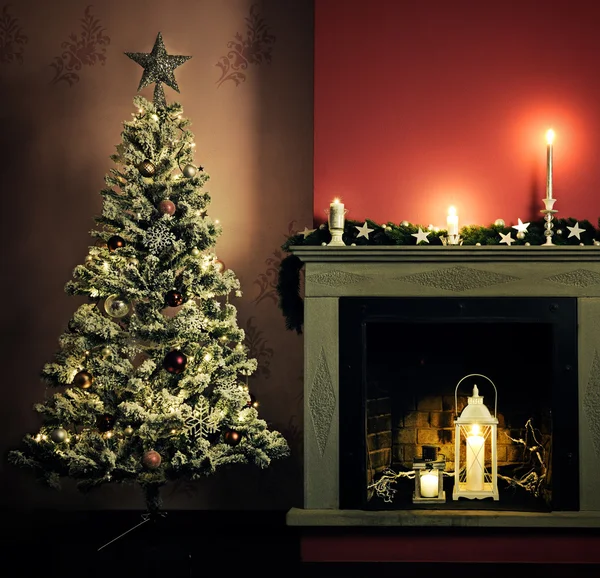 クリスマスの家の装飾 — ストック写真
