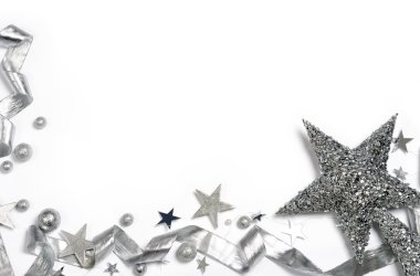 Noel Gümüş arka plan