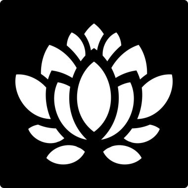 Süsler yaprak çiçek siluet