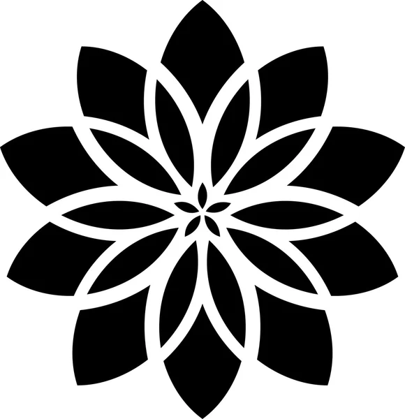 Download Ornaments Mandala Floral Silhouette — Stock Vector ... Download Ornaments Mandala Floral Silhouette — Stock Vector ...