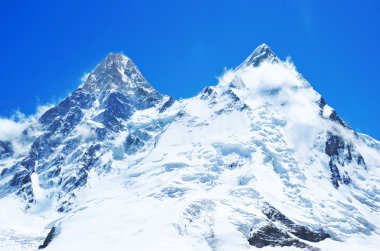 Dağ tepe Everest. Milli Parkı, Nepal.